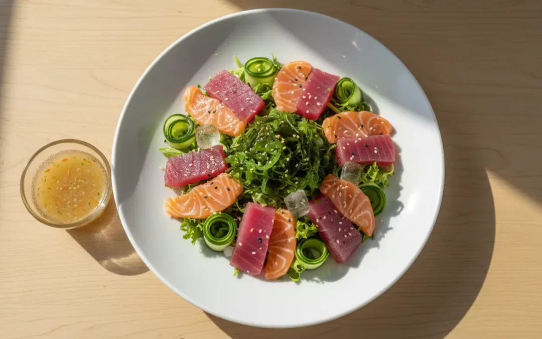 Sashimi-Salat im Sommer: Sicherheit, Salz und Frische