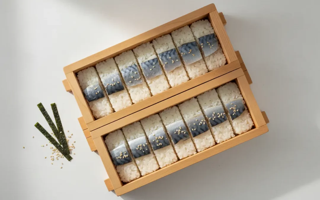 Oshi-Sushi aus Osaka: Technik, Portionen und Allergeninfos