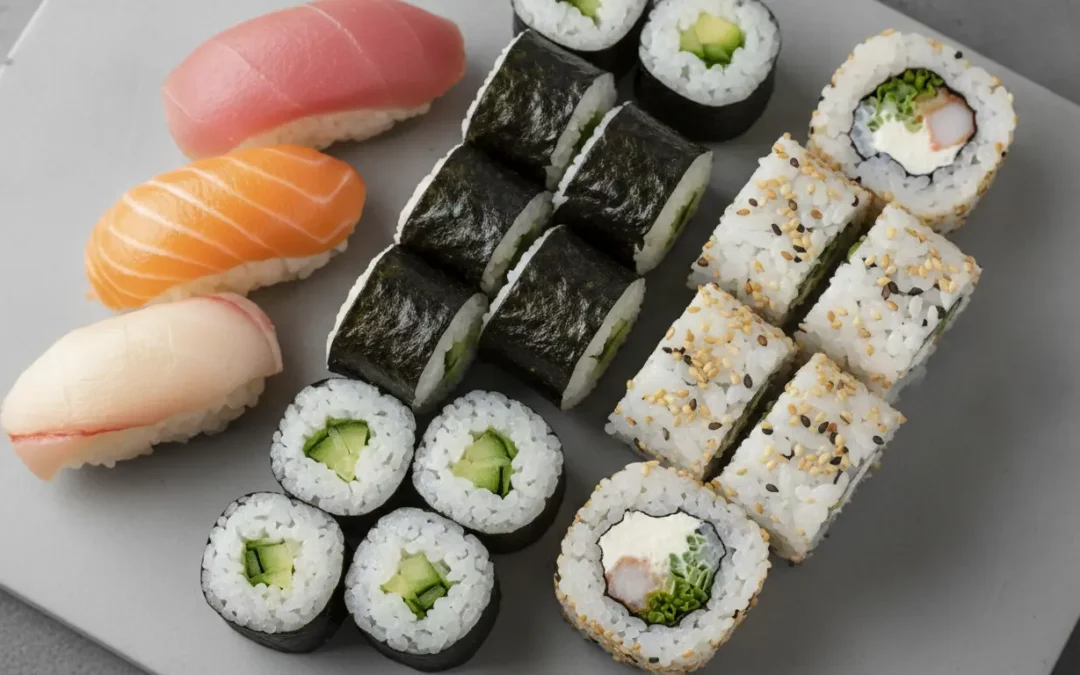 Nigiri vs Maki vs Inside-out: Form, Textur und Allergene