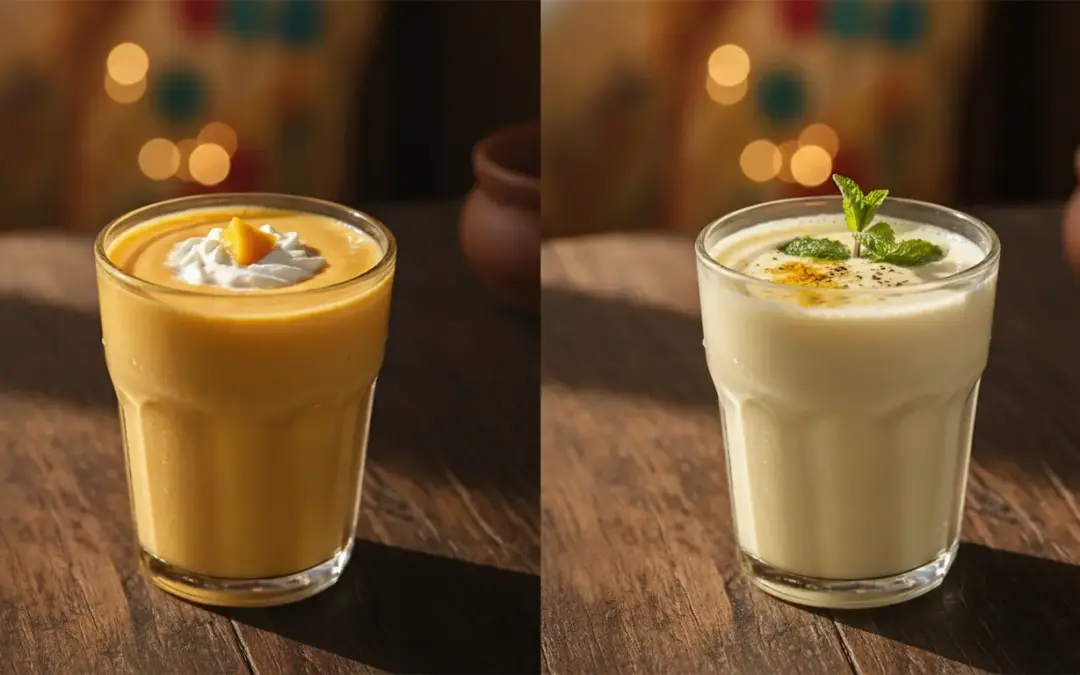Lassi erklärt: Unterschied zwischen süßem und herben Joghurtgetränk