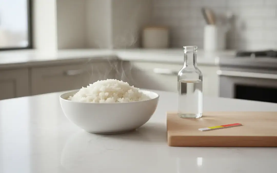 Reisessig im Sushi-Reis: pH 4,2–4,5 und Sicherheit